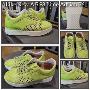 A.S.98 Lime Sneakers 36